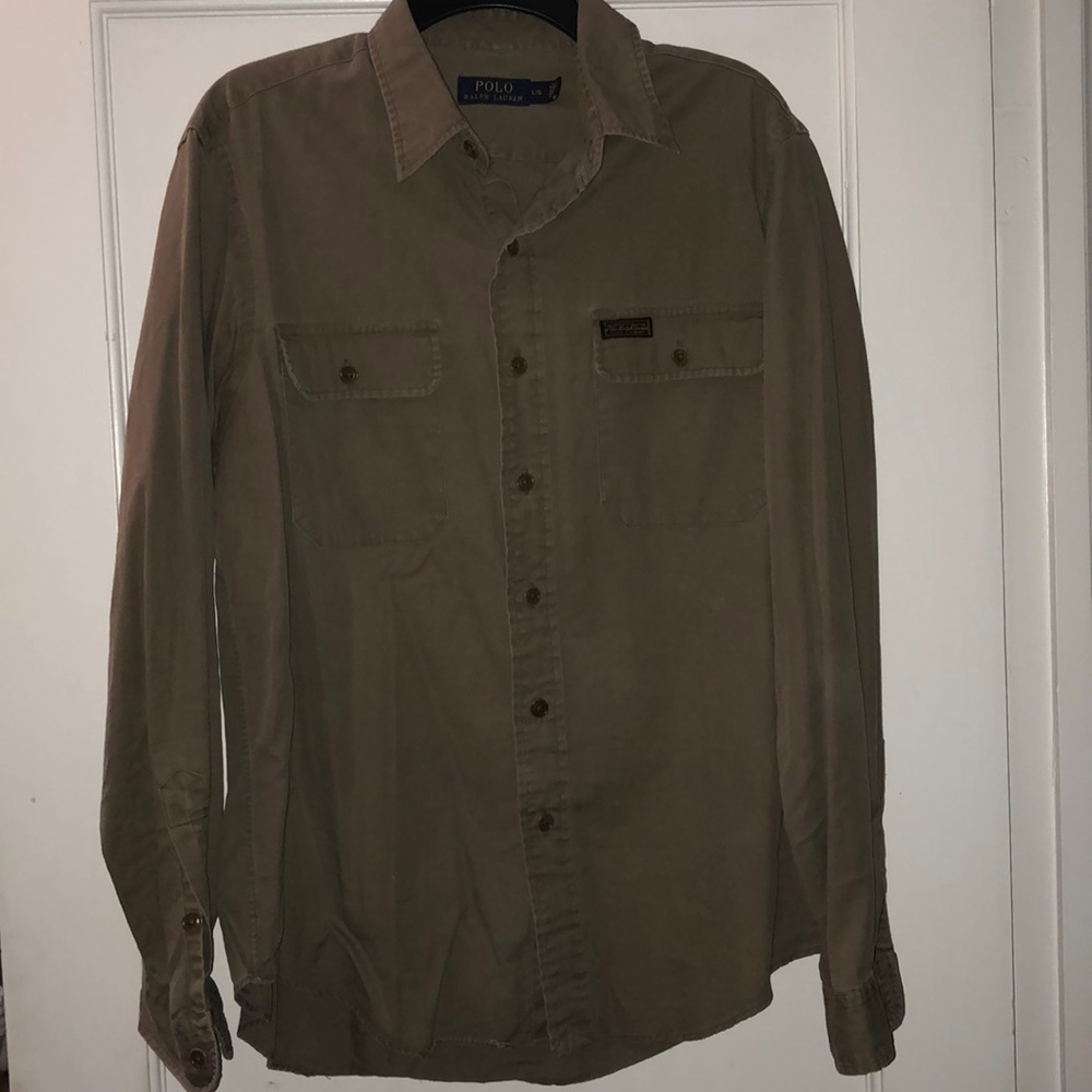 Men’s Polo Ralph Lauren button down size large
